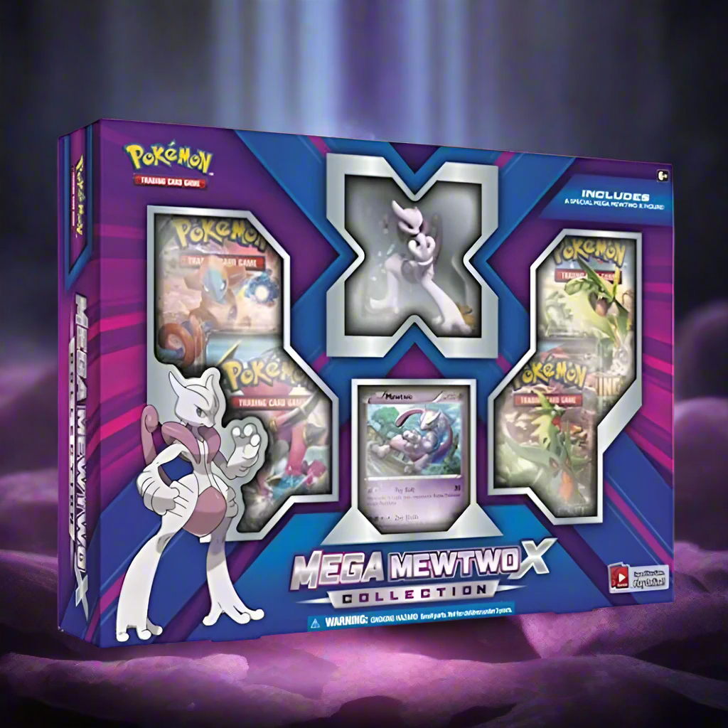 Pokmon TCG: Mega Mewtwo X Collection Box GoldenFishGames Pokmon TCG: Mega Mewtwo X Collection Box GoldenFishGames