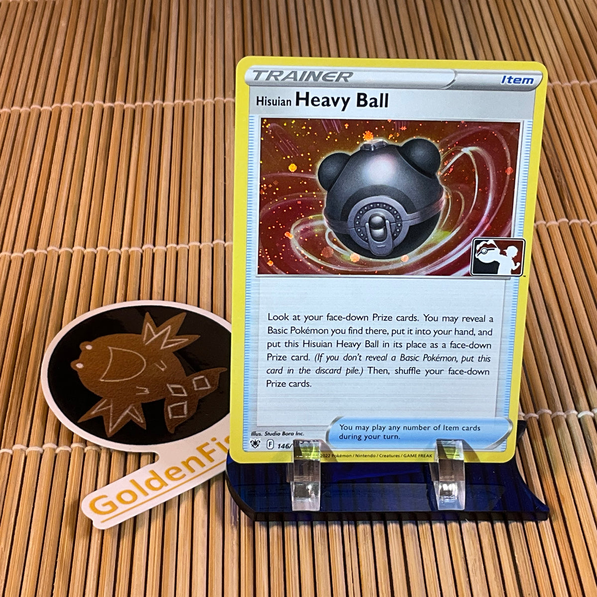 heavy ball pokemon card Hisuian Heavy Ball (146/189) (Pokemon League Stamp)