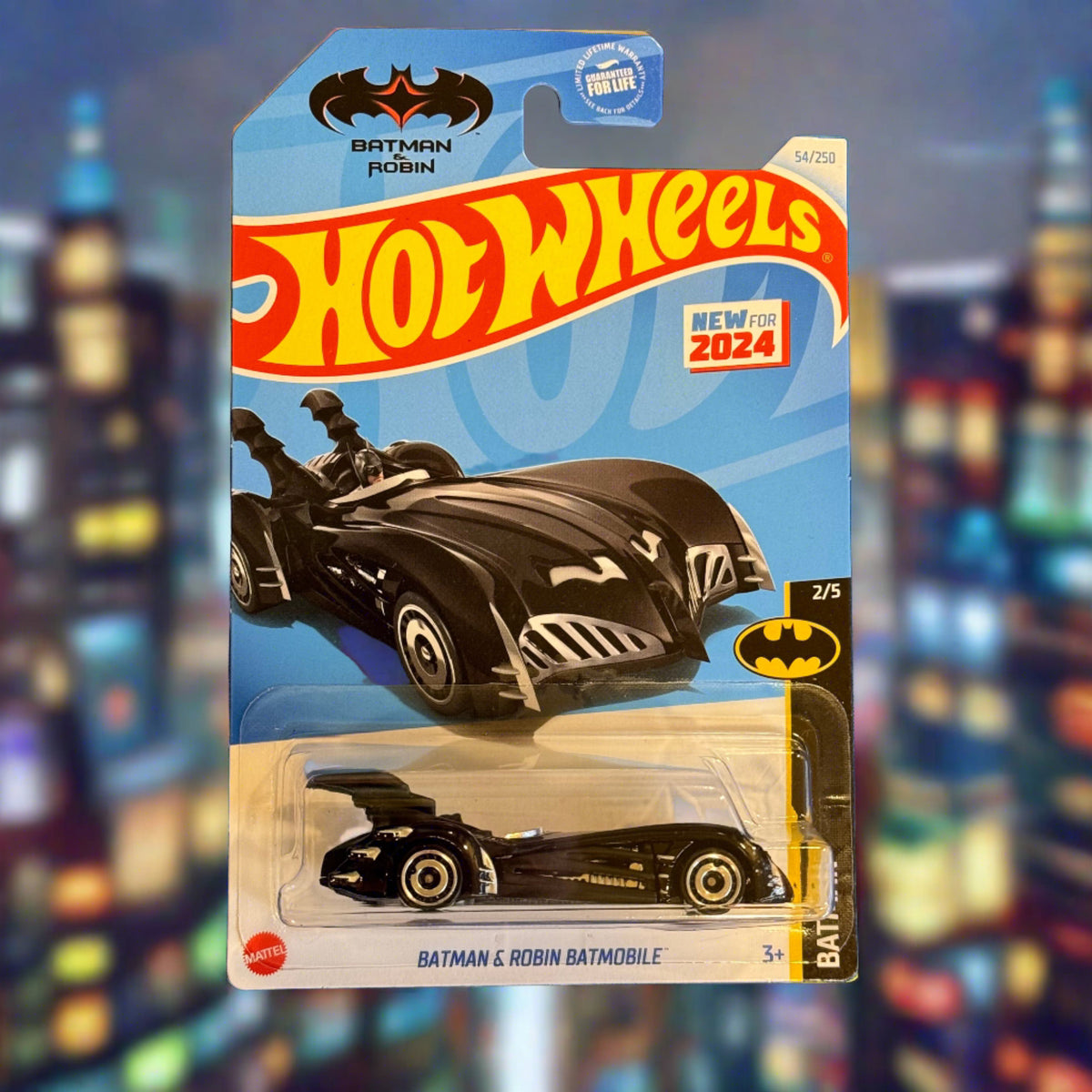 Hot Wheels (Batman & Robin Batmobile 54/250 - Batman 41/250 - HW