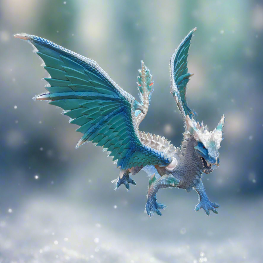 Ice Dragon Figure – GoldenFishGames