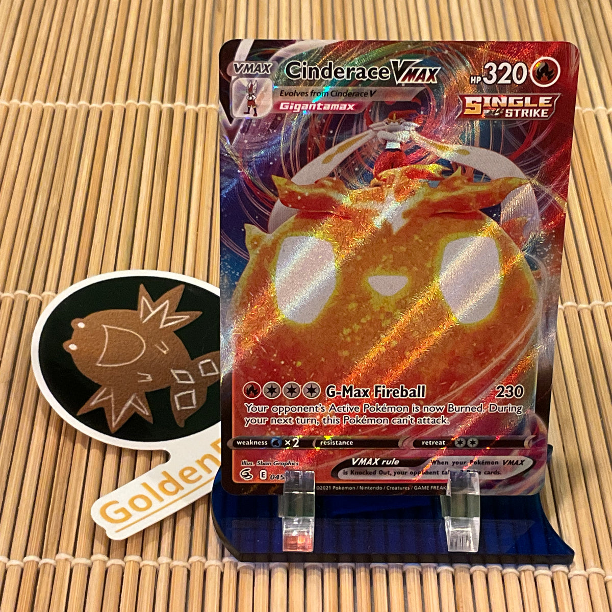 Cinderace Vmax (045/264) GoldenFishGames Cinderace Vmax (045/264) GoldenFishGames