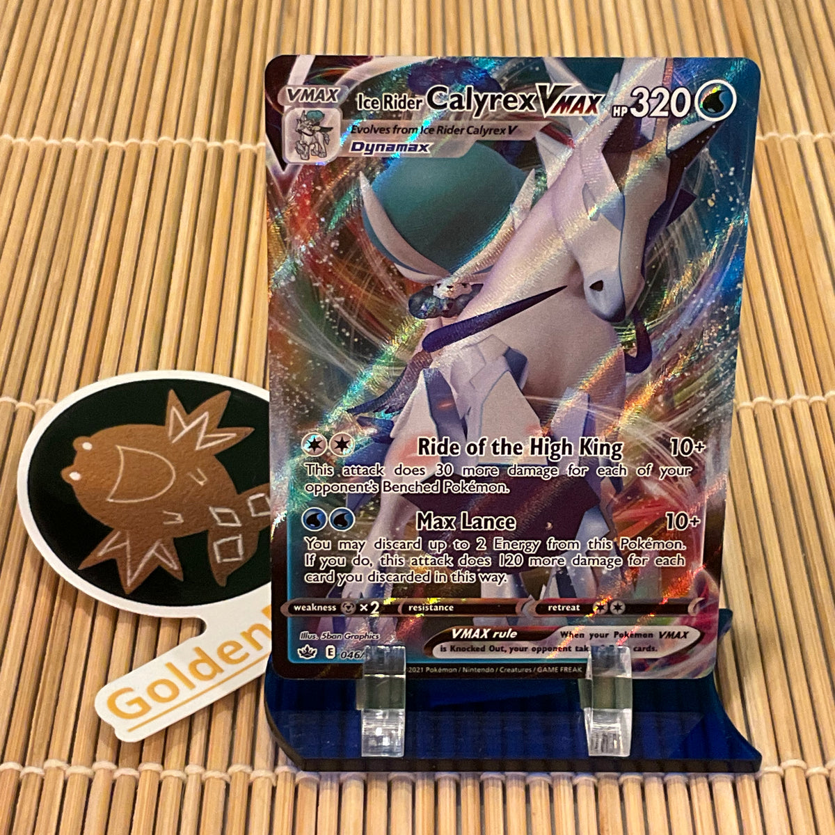 Ice Rider Calyrex Vmax (046/198) – GoldenFishGames