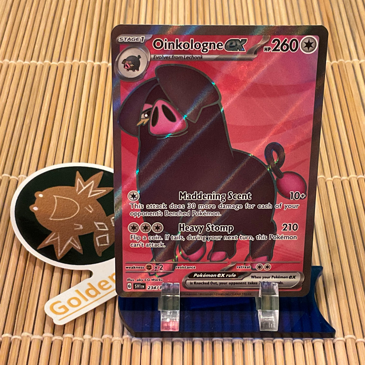 pokmon - trading card game: oinkologne ex box Pokemon 234/198 - Scarlet & Violet - Ultra Rare This incredible set includes a double rare foil card featuring the porcine powerhouse Oinkologne ex Oinkologne ex Collection Box Opening