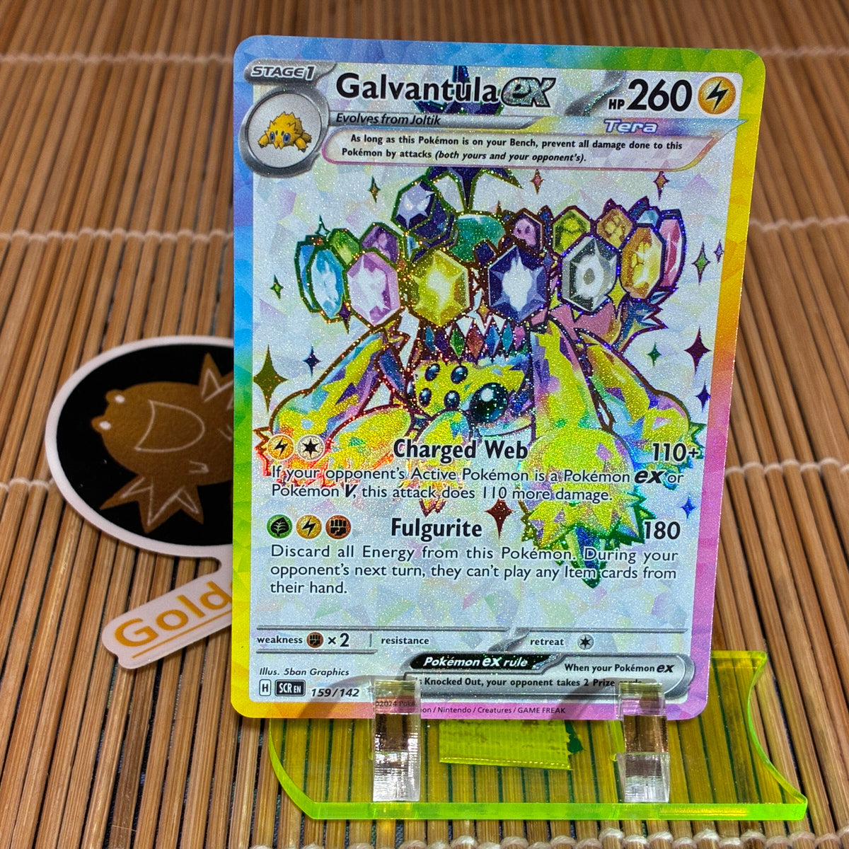 159 142 pokemon card Galvantula ex - 159/142 Price 2026 this attack does 110 more damage Pokemon - Galvantula ex 159/142