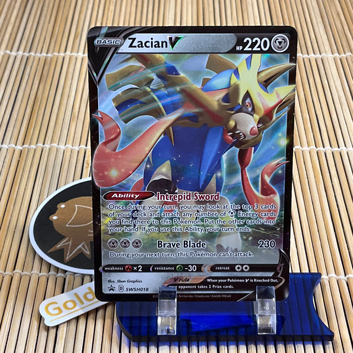 Zacian V (SWSH018) GoldenFishGames Zacian V (SWSH018) GoldenFishGames