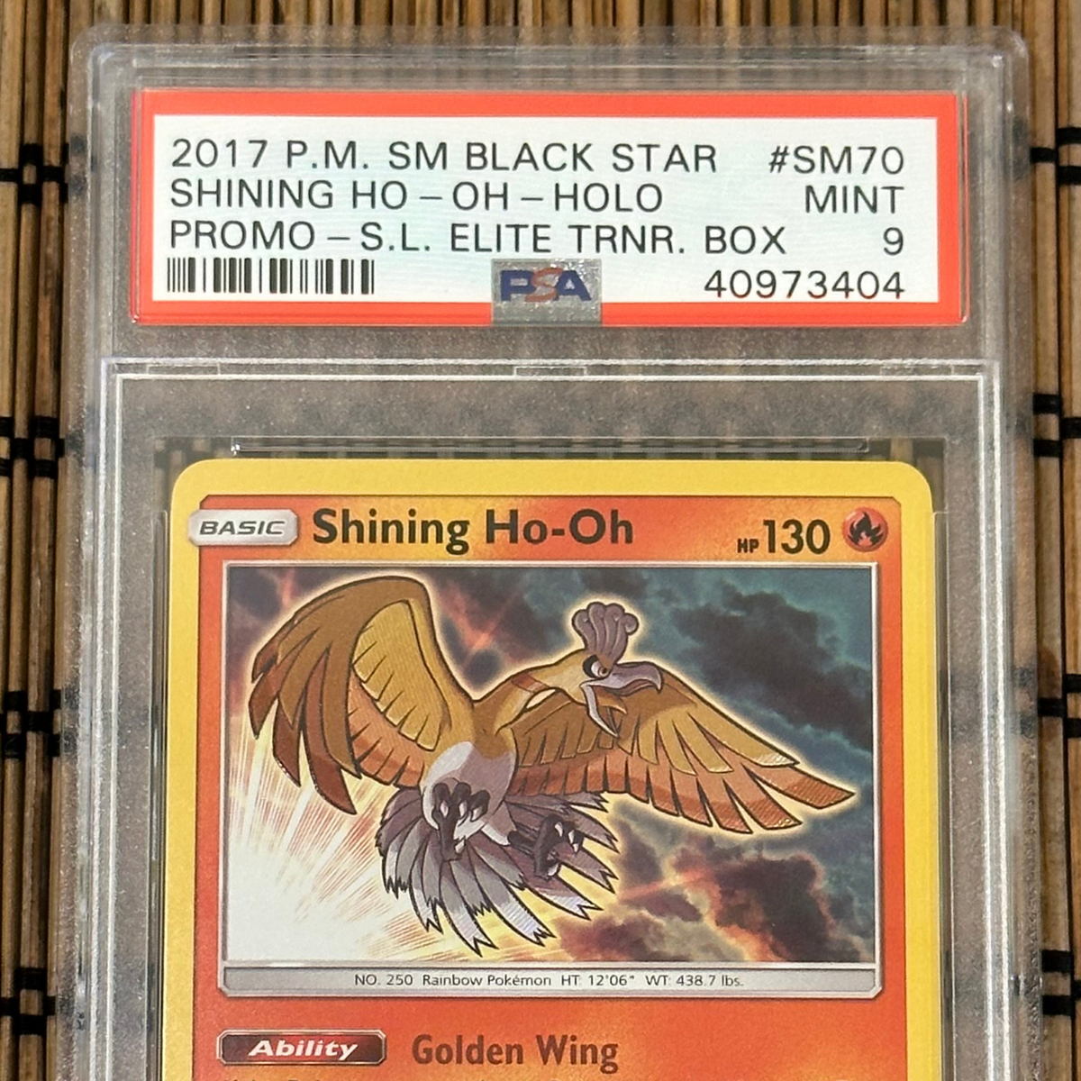 Pokemon Shining deals Ho-Oh SM70