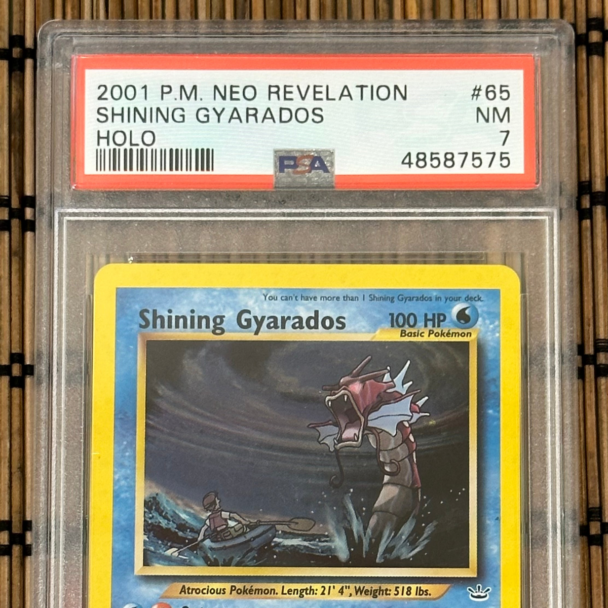 Shining Gyarados (65/64) (PSA 7 Near Mint) GoldenFishGames Shining Gyarados (65/64) (PSA 7 Near Mint) GoldenFishGames