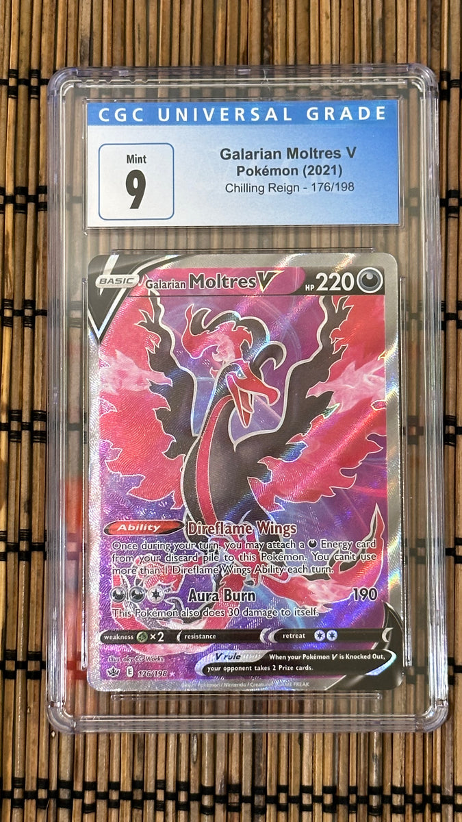 Galarian Moltres V 176/198 (CGC Mint Plus 9) Galarian Moltres V 176/198 (CGC Mint Plus 9)