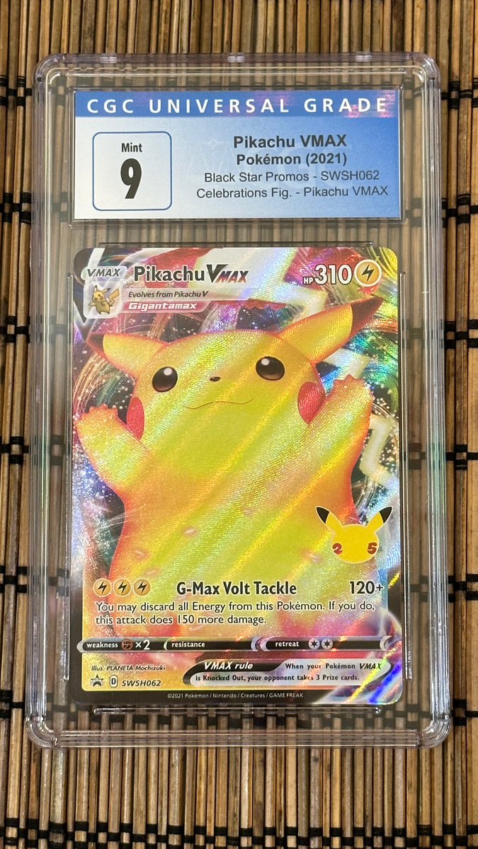 Pikachu VMAX (SWSH062) (CGC Universal Grade 9) GoldenFishGames Pikachu VMAX (SWSH062) (CGC Universal Grade 9) GoldenFishGames
