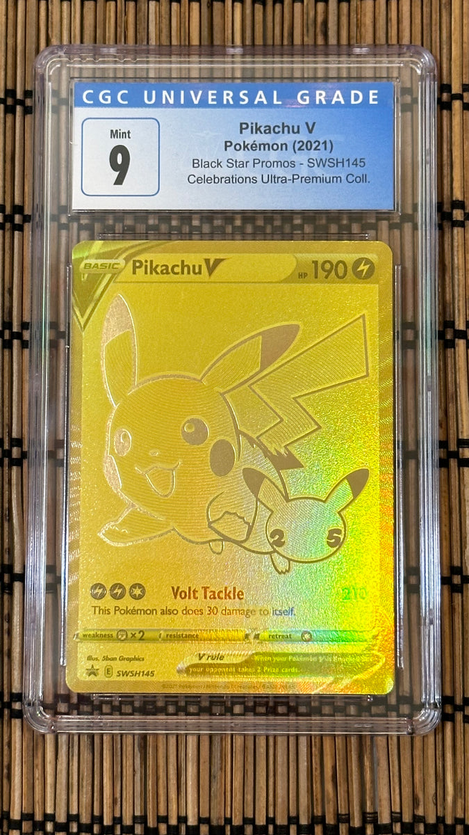 Pikachu V (SWSH145) (CGC Universal Grade 9) – GoldenFishGames