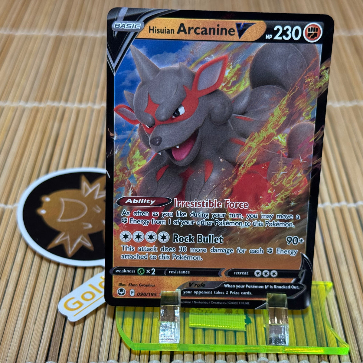 hisuian arcanine pokemon card price Hisuian Arcanine V (090/195) – Torena