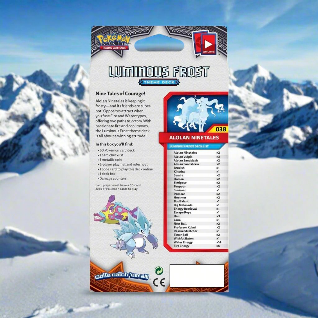 Pokémon TCG: Sun & Moon Burning Shadows (Luminous Frost Theme Deck) –  GoldenFishGames