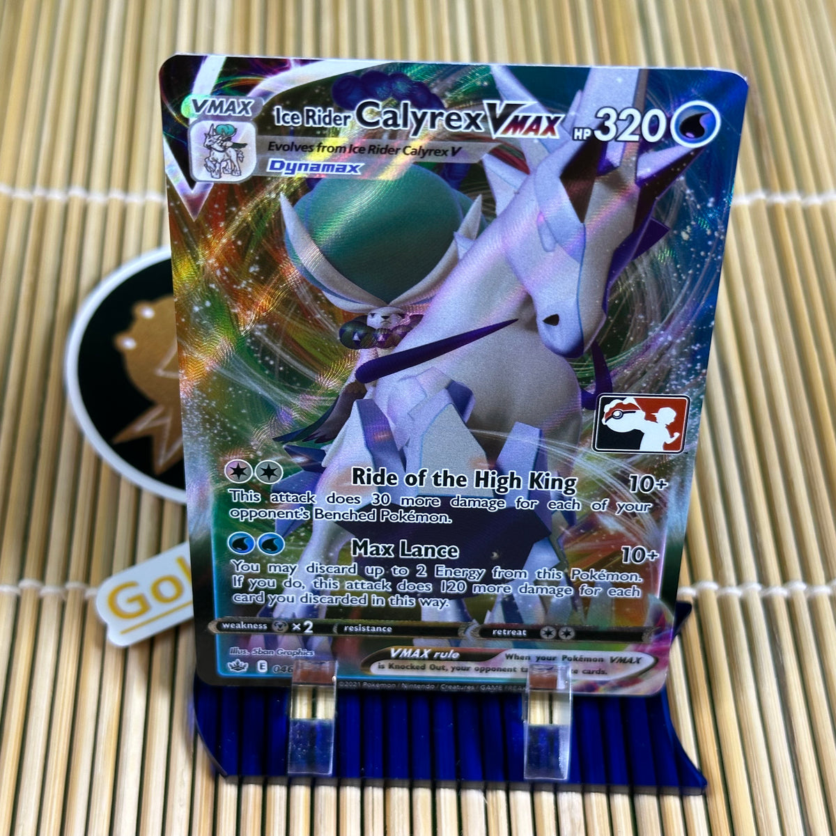 Ice Rider Calyx Vmax (046/198) (Pokemon League Stamp) GoldenFishGames Ice Rider Calyx Vmax (046/198) (Pokemon League Stamp) GoldenFishGames