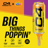 C4 - Zero Sugar Energy Drink 16oz (Hawaiian Pineapple Popsicle)