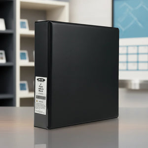 Binder (BCW 2” Plain Album, 3-Ring Binder, 9 Pocket, Black)