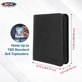 Binder (BCW Z-Folio,4 Pocket Toploader, Black)