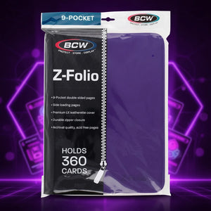 Binder (BCW Z-Folio, 9 Pocket LX, Purple)