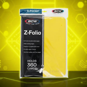 Binder (BCW Z-Folio, 9 Pocket LX, Yellow)