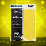 Binder (BCW Z-Folio, 9 Pocket LX, Yellow)