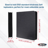Binder (BCW Z-Folio,9 Pocket Toploader, Black)