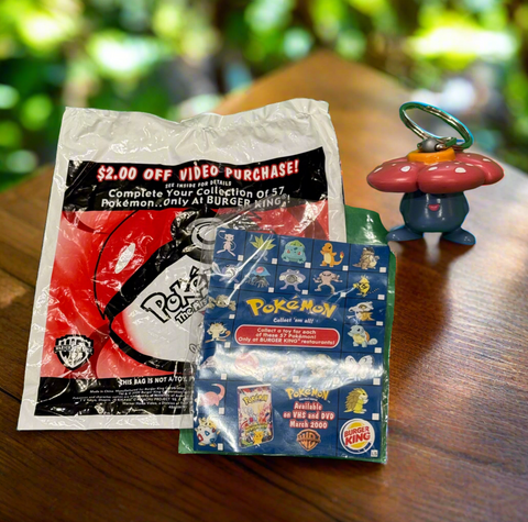 Pokémon: Burger King Toy (Vileplume Keychain Loose Set)