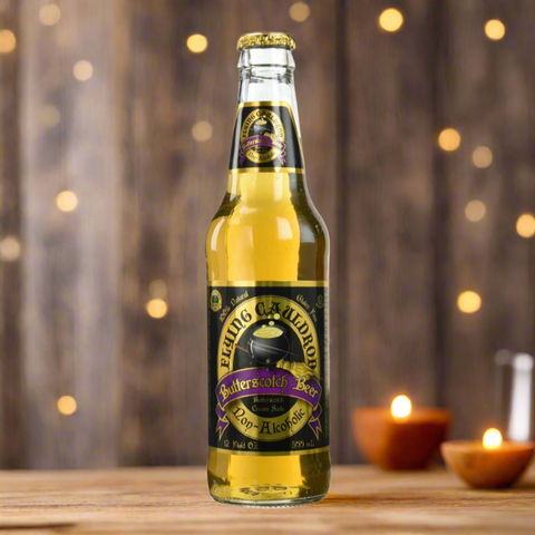 Flying Cauldron - Butterscotch Beer 12oz (Non-Alcoholic Craft Soda) (IN STORE ONLY)