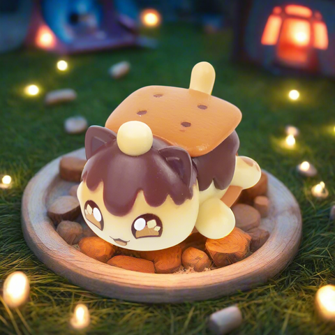 Aphmau MeeMeows Litter 6 Carnival Treats Cat Figure Smores S'mores Kitten