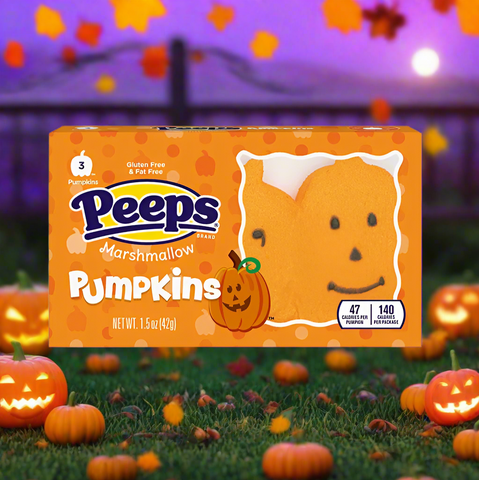 Marshmallow Peeps Pumpkins