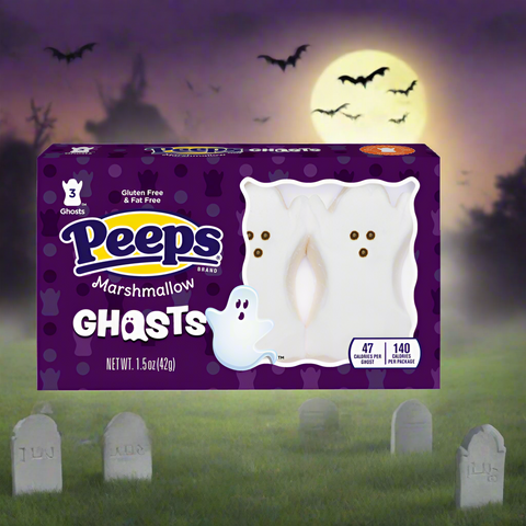 Marshmallow Peeps Ghosts