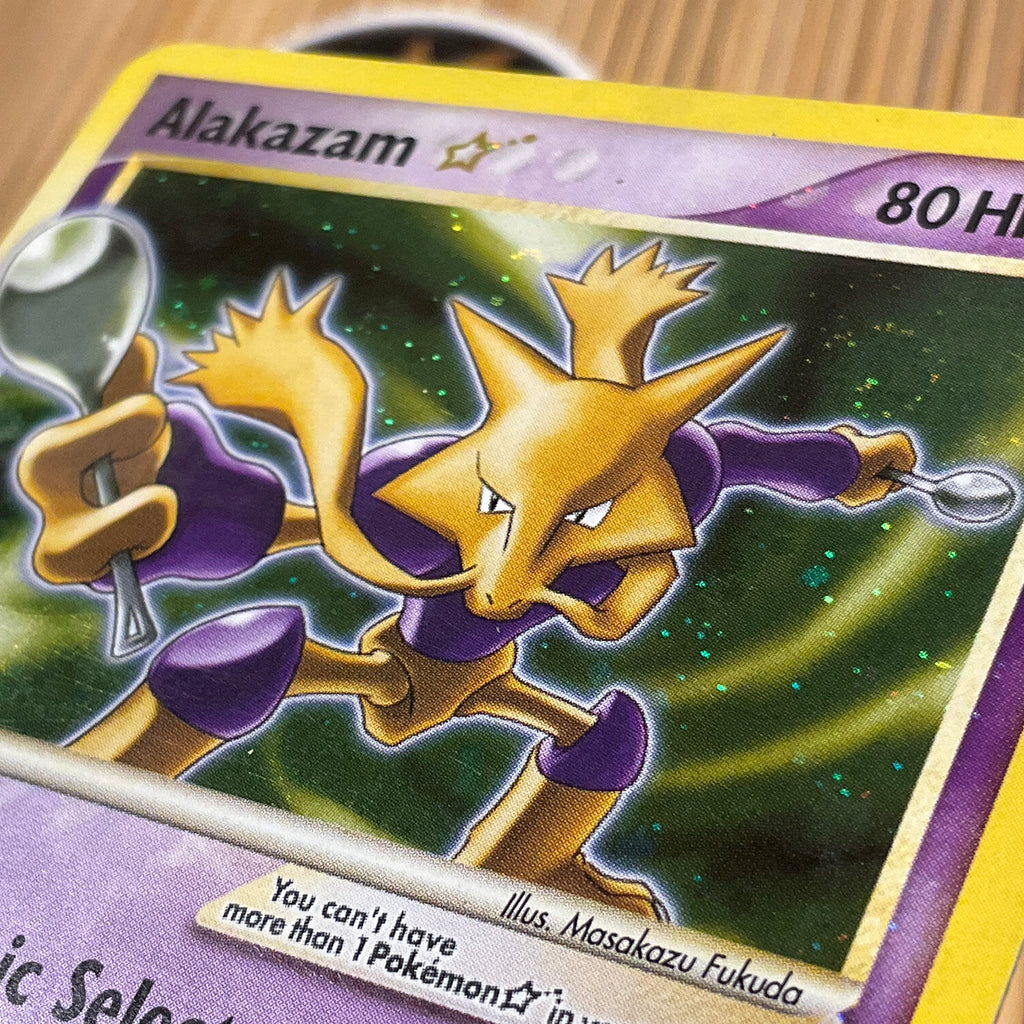 Alakazam Star (99/100) (Light Play Minus)(Holo Swirl) GoldenFishGames Alakazam Star (99/100) (Light Play Minus)(Holo Swirl) GoldenFishGames
