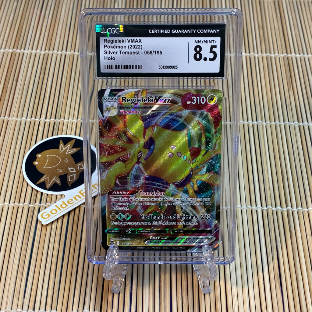 Regieleki VMAX 058/195 (CGC 8.5) GoldenFishGames Regieleki VMAX 058/195 (CGC 8.5) GoldenFishGames