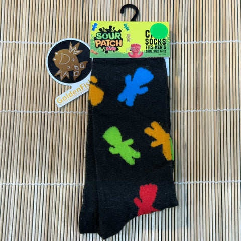 Sour Patch Kids Crew Socks (Fits Men's Shoe Size 6-12)