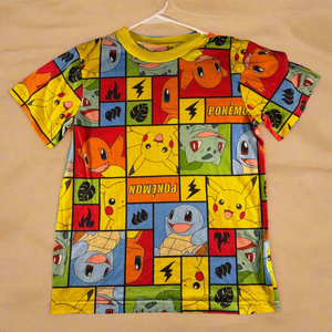 Pokémon Pikachu & Kanto Starters Kids Shirt
