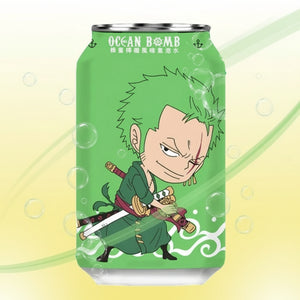 Ocean Bomb Sparkling Water (One Piece Zoro - Honey Lemon 11.1oz)