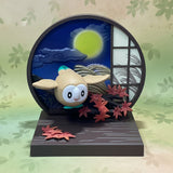 Re-ment Pokémon Window Collection Figure (Rowlet)