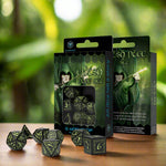 Dice Set (7 Pcs. Elvish Dice Set) (Glow in the Dark)