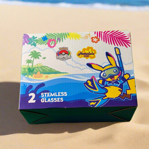 Stemless Glasses (2 Pack) (Pokémon Worlds Hawaii 2024)