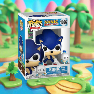 Sonic The Hedgehog With Hero Chao Games Funko Pop