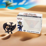 World's Smallest Yu-Gi-Oh! 1.25” Micro Figures (Red Eyes Black Dragon + Card Sticker)