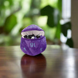 D20 Plush Dice Bag (Purple with Blue by Ultra Pro)