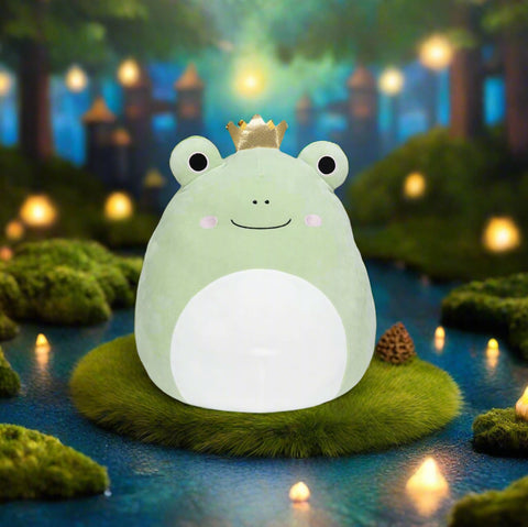 Squishmallow (16" Baratelli the Frog Prince, Amazon Exclusive)