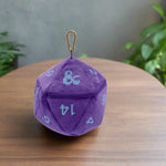 D20 Plush Dice Bag (Purple with Blue by Ultra Pro)