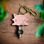 Safety Keychain (Happy Pig)