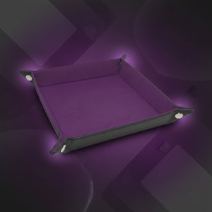 BCW Dice Tray Velvet Square Dice Tray (Purple)