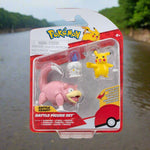 Pokémon: Battle Figure 3-Pack! (Slowpoke, Litwick and Pikachu)