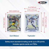 Toploaders & Penny Sleeves  (100 Card Sleeves and 100 Toploaders)