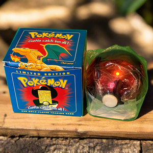 Vintage Pokémon Charizard 23K Gold-Plated Card – Burger King Promo (1999) (Blue Box Sealed)