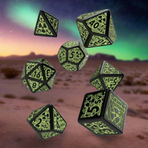 Dice Set (7 Pcs. Nuke Dice Set) (Glow in the Dark)