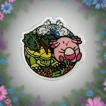 Chansey & Grotle Magnet (Scratched)