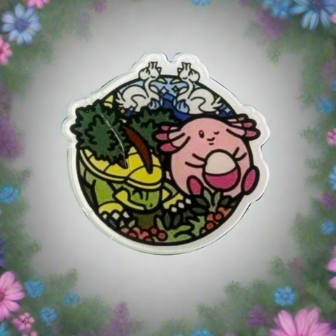 Chansey & Grotle Magnet (Scratched)